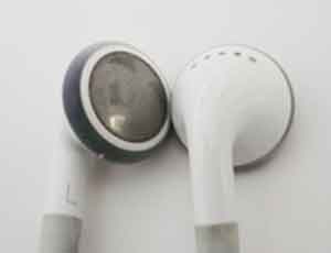 Apple OEM iPod earbud (2008 model)