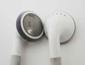 OEM iPod earbud (2008 model)